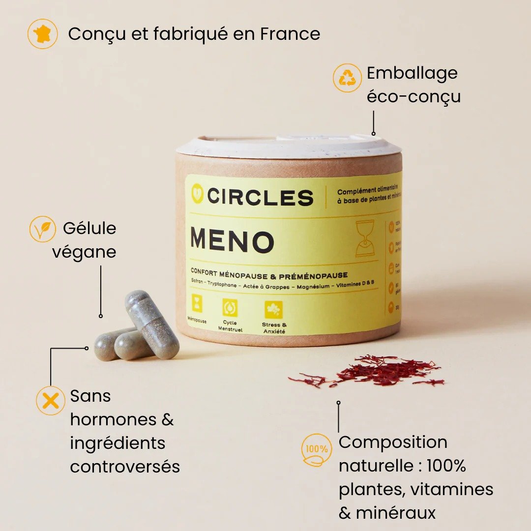 Cure MENO par Circles — complément alimentaire périménopause